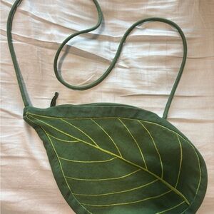 Samantha Pleet Fairy Bag, Green Leaf Crossbody